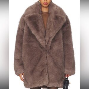 Ronny Kobo Fonzee Coat in Grey